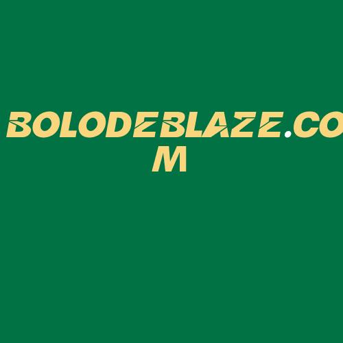 Logo da BOLODEBLAZE